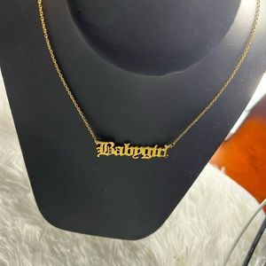 Babygirl necklace
